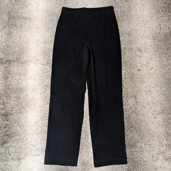 Misook Nancy Straight Leg Mylana Knit Pant Black Women's Small - Picture 5 of 9